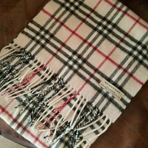 BURBERRY CASHMERE SCARF !!! MADE IN SCOTLAND!